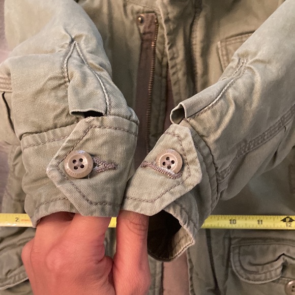 GAP cargo army/sherpa jacket 4T - Picture 8 of 14